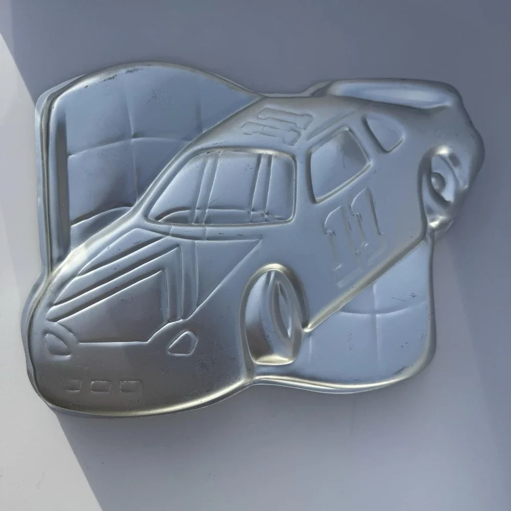 Wilton Race Car Cake Pan #2105-1350 1997 Birthday NASCAR Formula One Party